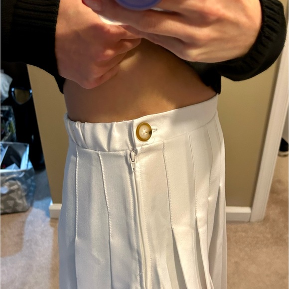 Wild Fable Pleated Skirt White - Picture 4 of 9